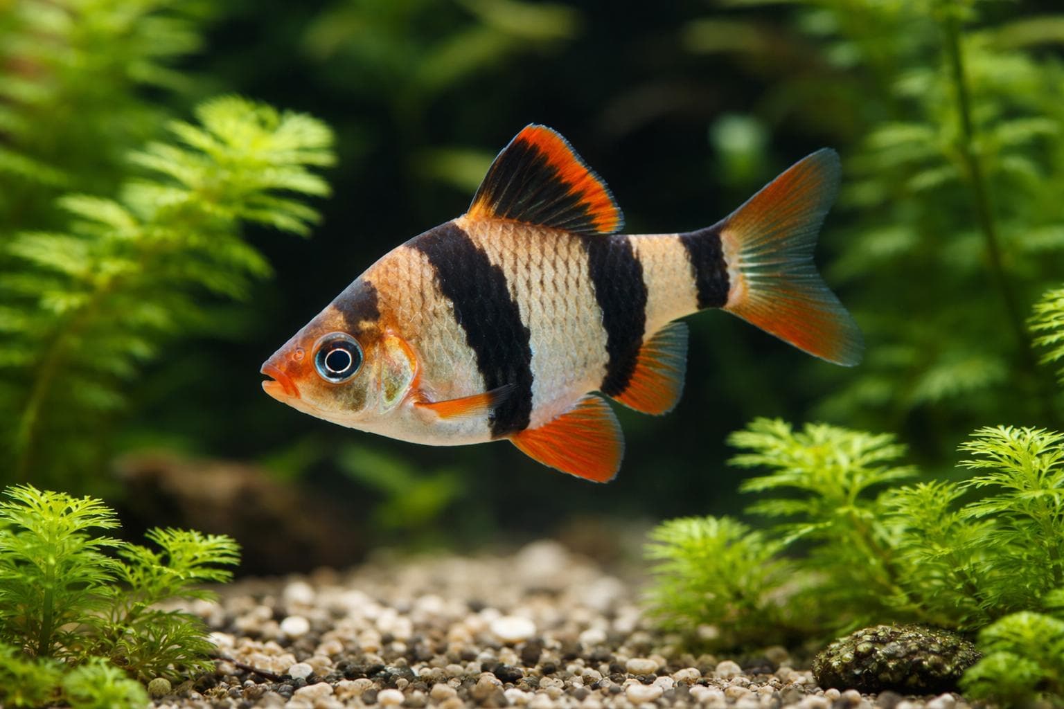 Barbo sumatrano (barbo tigre)