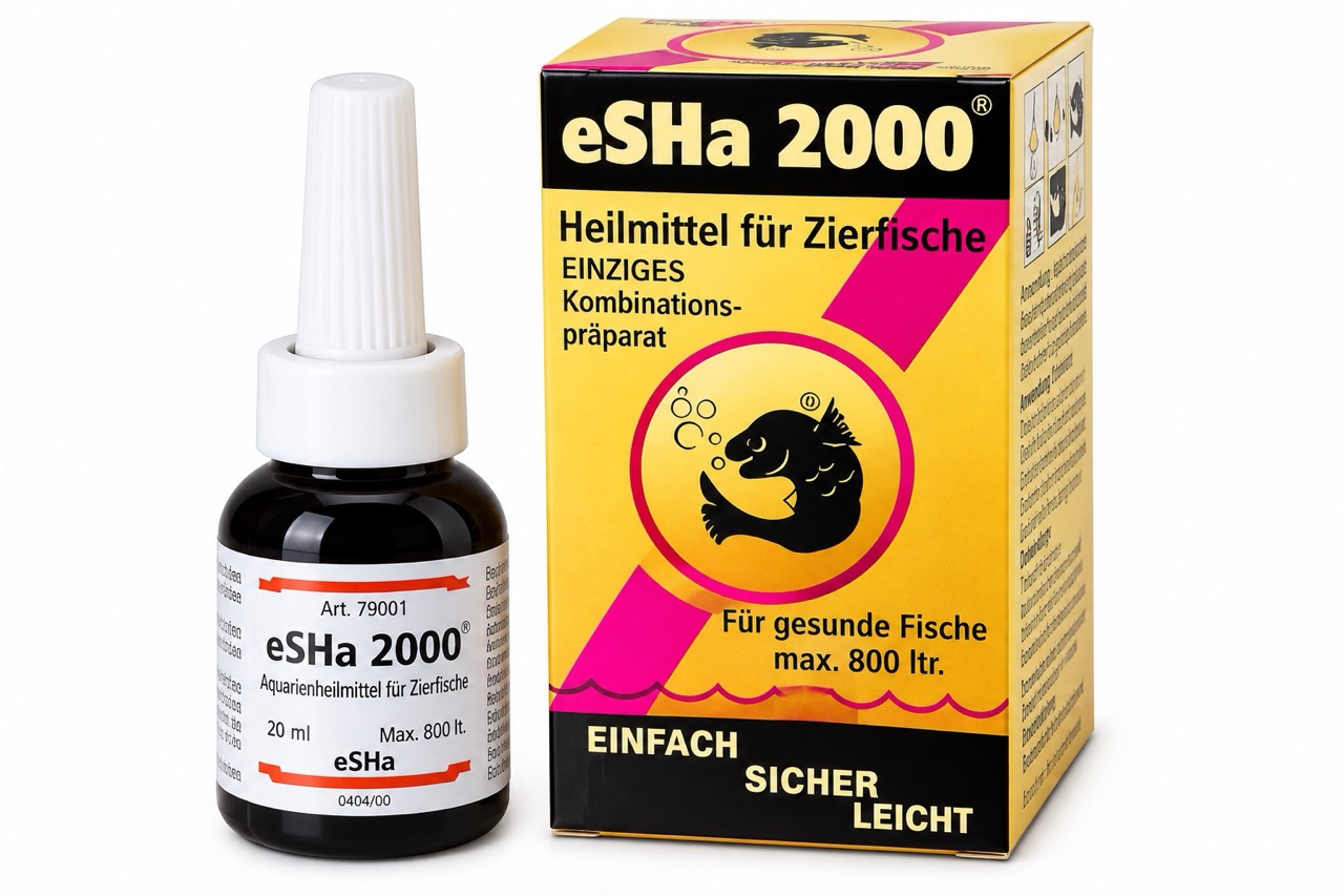 eSHa 2000 – Tratamiento para hongos y podredumbre de aletas 20 ml