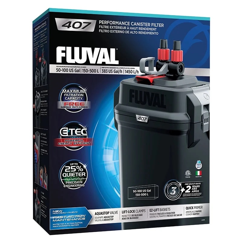 Fluval 407 – Filtro Externo para Acuarios